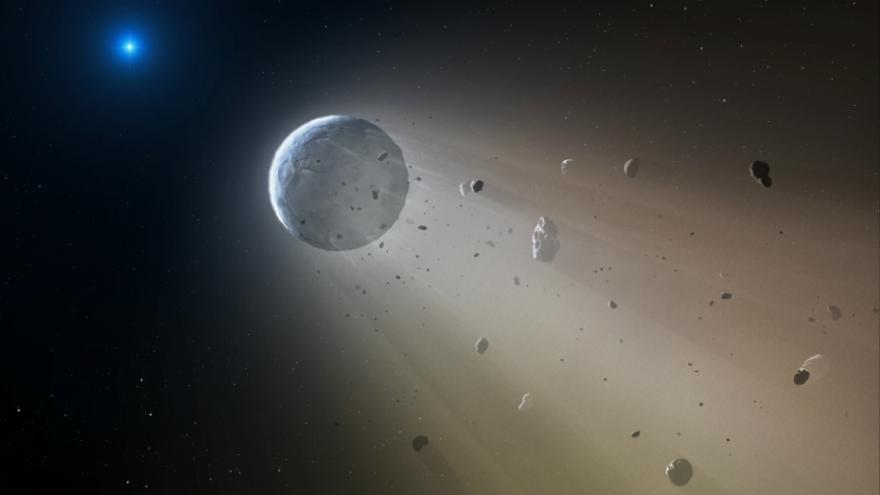La Nasa observe un système solaire en train de se désintégrer