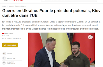 Ukraine : le plaidoyer de Duda en faveur de l'impérialisme atlantiste